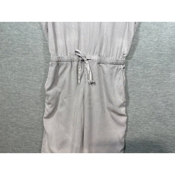 Anthropologie Cloth & Stone Womens XS‎ Light Gray Sleeveless Jumpsuit Romper - Picture 2 of 6